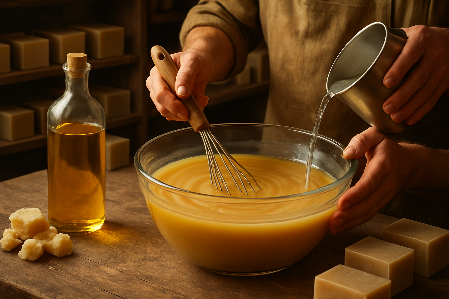 Soguk proses sabun yapımı