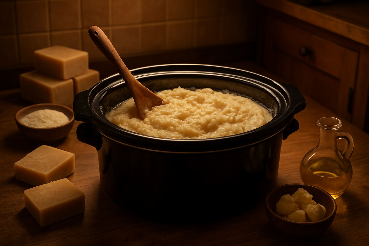 Sıcak proses sabun yapımı